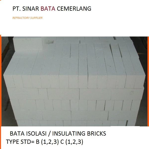Insulating Bricks/bata isolasi type B-1
